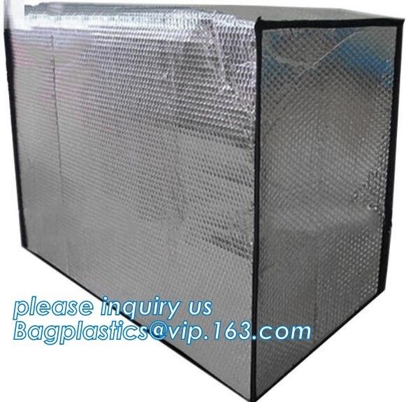 Reusable thermal insulated pallet covers, Thermal insulated pallet blankets, Radiant Barrier Foil Heat Resistance Bubble 8