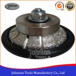 Johnson usine la roue de profil de main du granit No.6, roue de profil de diamant soudée par vide