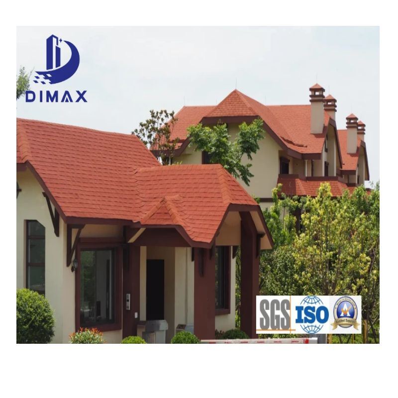 China Factory Direct Provide Color Stone Coated Fiberglass Asphalt Roofing Tile