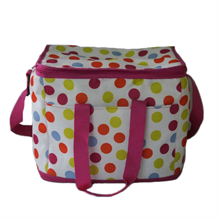 2014 New Fashion design dots insulated cooler bag