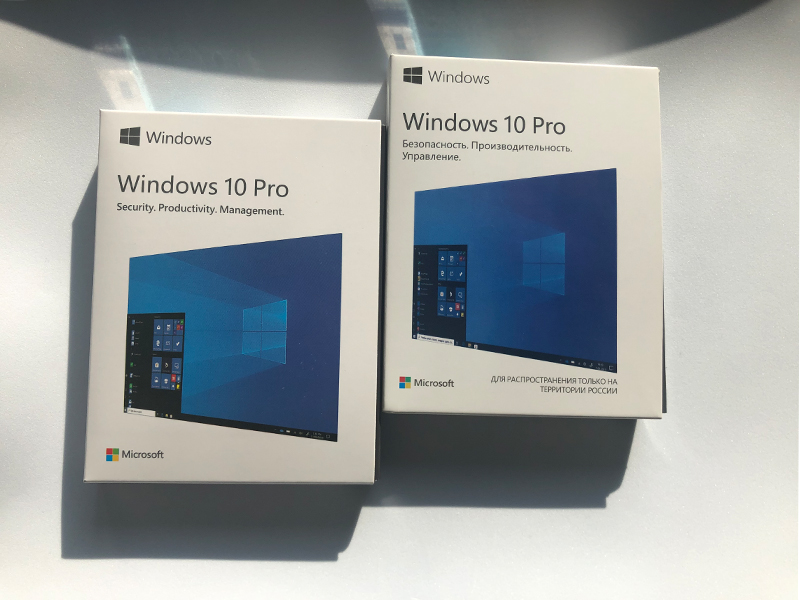 Windows 10 Pro Professional Full Version 64bit Retail Box USB + License Key