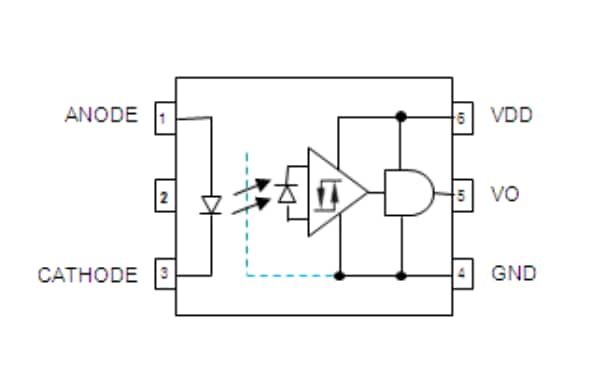 Mechanical Drawing - onsemi FOD848x Optically Isolated IPMs