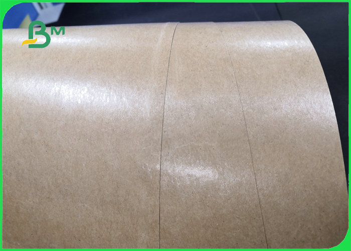300gsm + 15g Glossy / Matte PE Coating Brown Kraft Paper For Food Trays