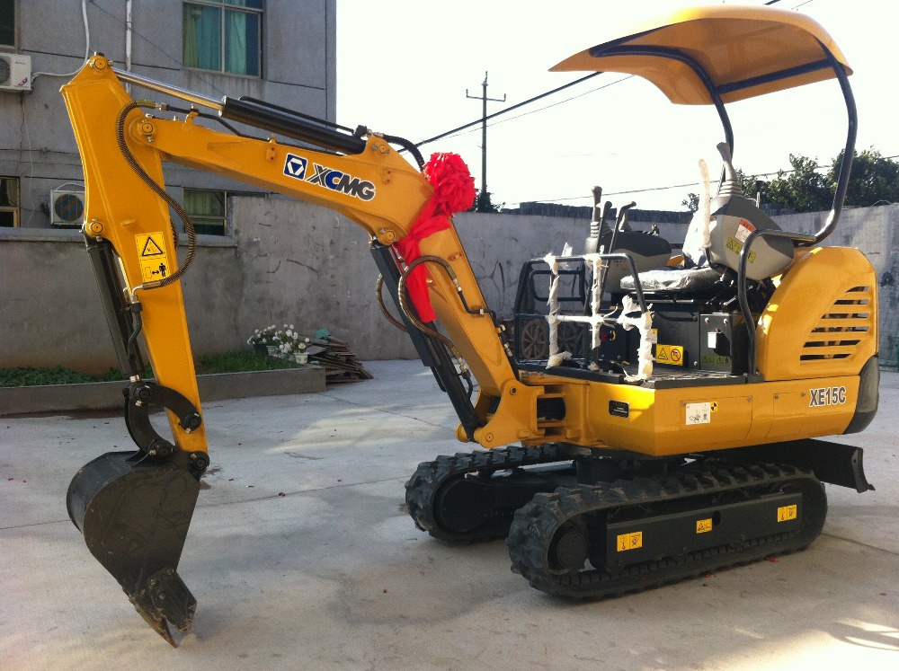 strong power excavator brand XCMG mini excavator 1.5 tons digger new excavtor price