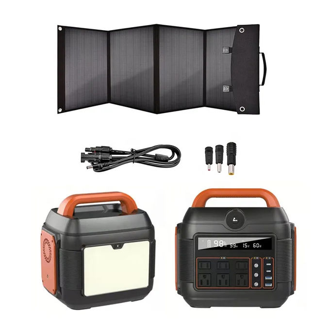 Simple Multifunctional Portable Camping Power Station 600W Lifepo4 Battery 5