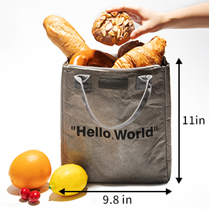 BAG SIZE WITH BREAD