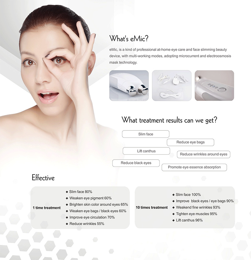 Microcurrent face lifting home beauty equipment