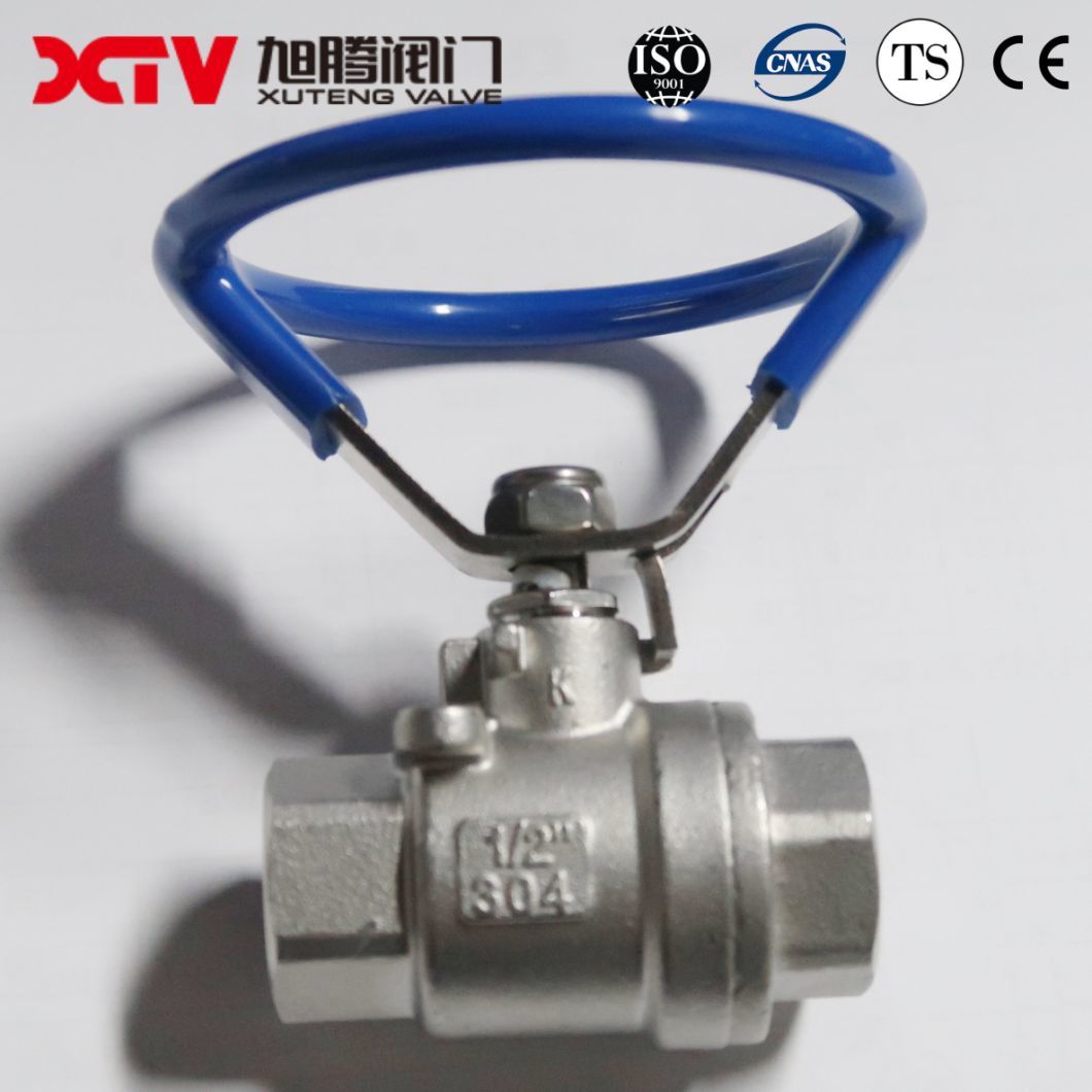 Stainless Steel Ball Valve with Round Handle Is Used in Chemical Industry