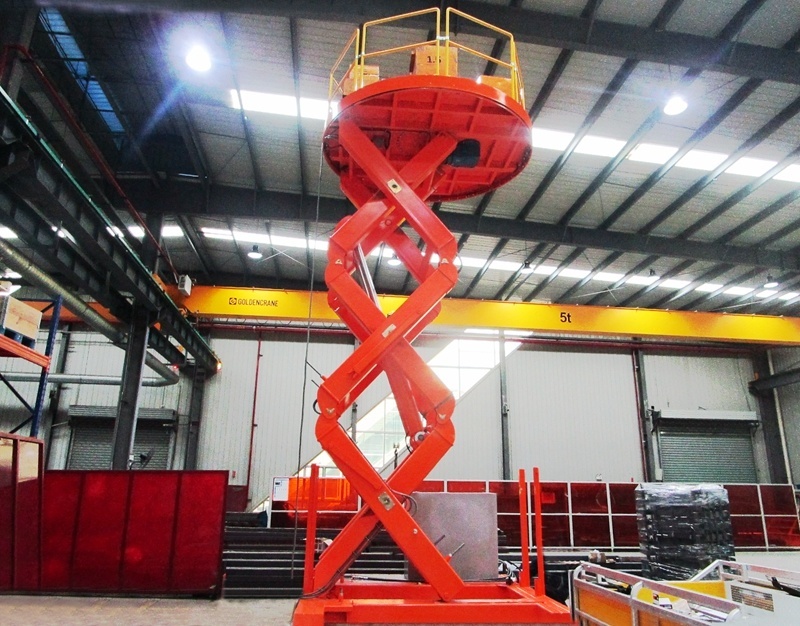 10 Ton Hydraulic High Lift Table with Turntable