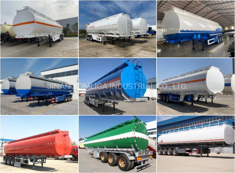 China Capacity 3 Axle Aluminum Fuel Oil Hot Sale Trailer Tanker Truck Used Fuel Tank Semi Trailer Truck