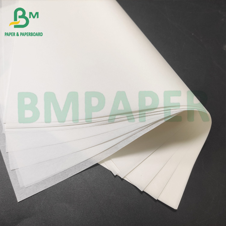 35gsm Food Grade White Greaseproof Paper Food Basket Liners For Sandwich