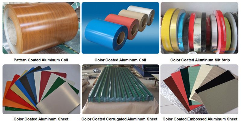 Color Coated Aluminium Coil for Construction (H12, H14)
