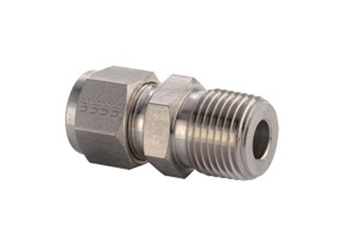 Straight Male Connectors Compression Tube Fittings ISO Parallel Thread(RP)