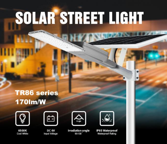 Aluminum Design Separated Motion Sensor DC 100W 200W 300W 400W IP66 Solar Powered Outdoor Street Lamp Led Street Light 0