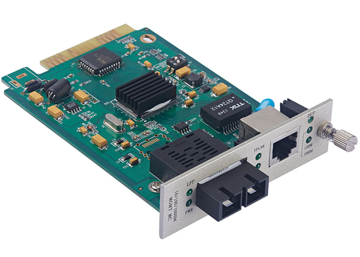10/100/1000Base-TX to 1000Base-FX 1*9 Fiber Managed Media Converter Remote Standalone