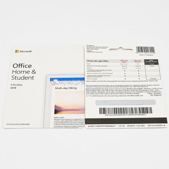 Pc Microsoft Office Home And Student Card 2016 Internet 0