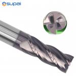 HRC60 Solid Tungsten Carbide 18x100mm Flat End Mill Fresas 4 Flutes For Steel Manufacturer