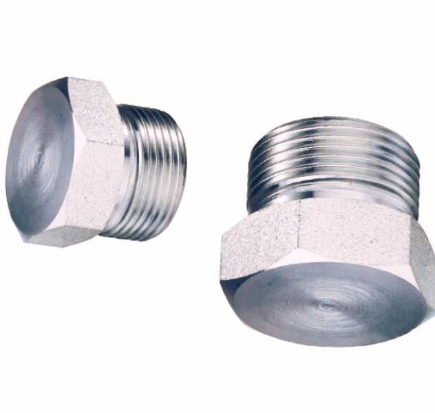 OEM ODM Factory Customized Stainless Steel Hexagonal External Thread Joint, American Conical Thread Special Plug