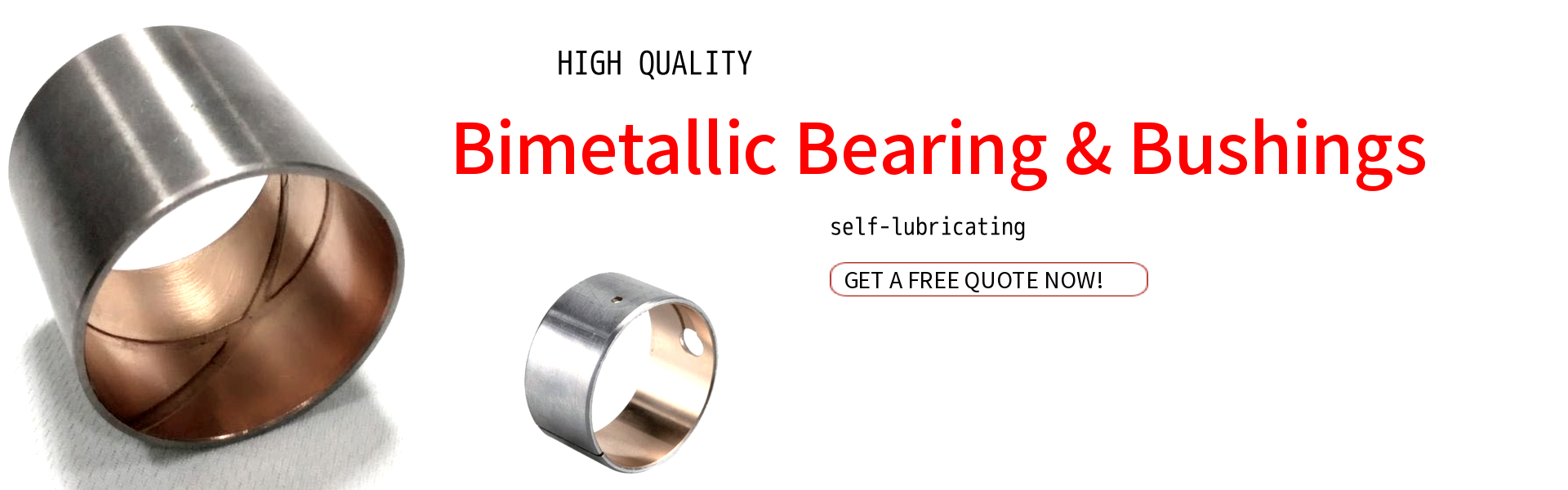Leaf Spring Pin Connecting Rod Steel Bronze Bimetal Bushing for Automotive Engines 