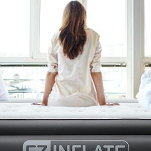 ez inflate air mattress stable edge construction solid air mattress no leak