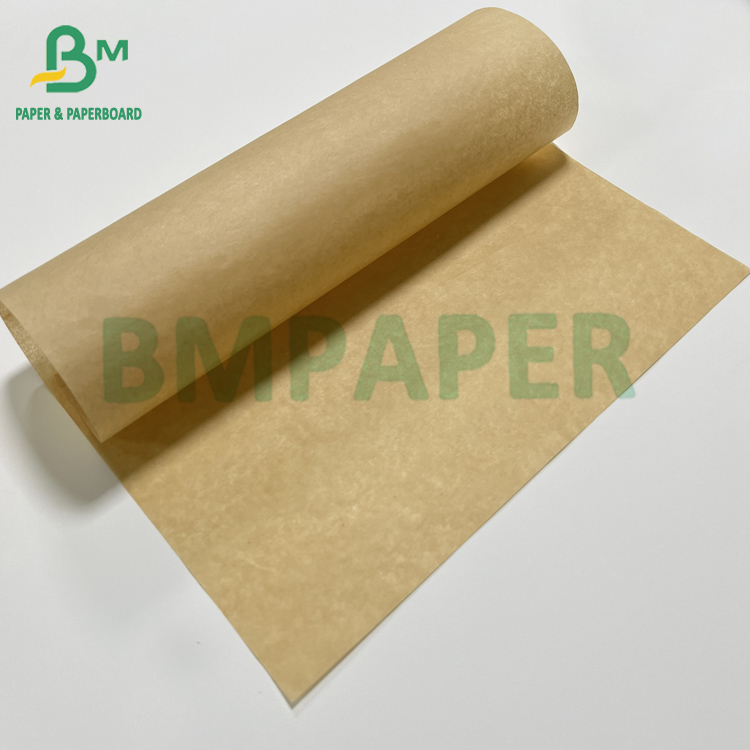 35gsm 40gsm Brown Oil And Grease Resistant Food Wrapping Kraft Paper