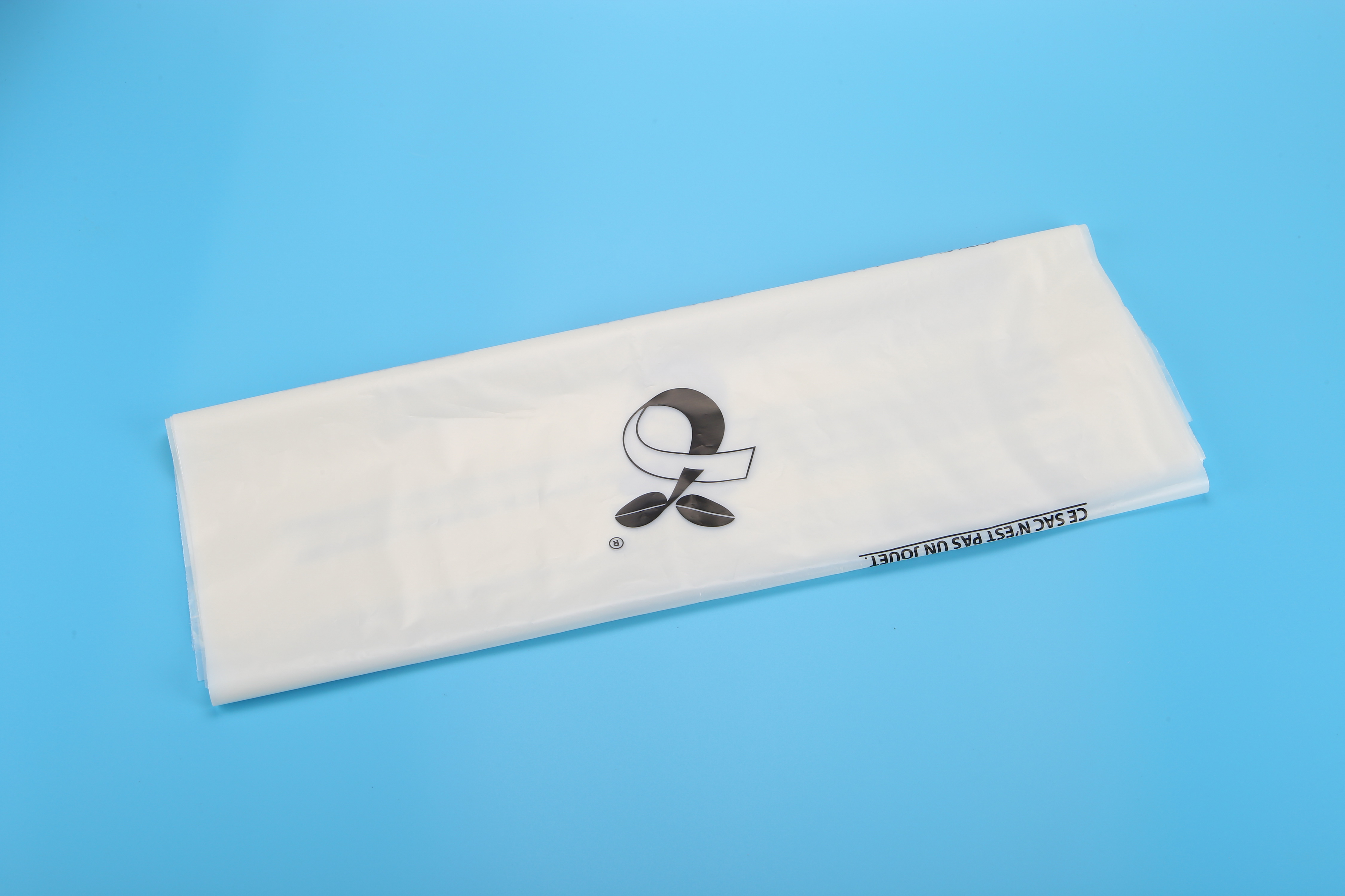 biodegradable garment bags custom logo design corn starch plastic self-adhesive bags