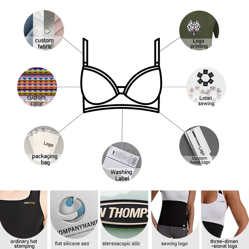 Dropshipping Young Girl Bralette a B Small Cup Women Letter Brand Seamless Gather Bras Push up Bra