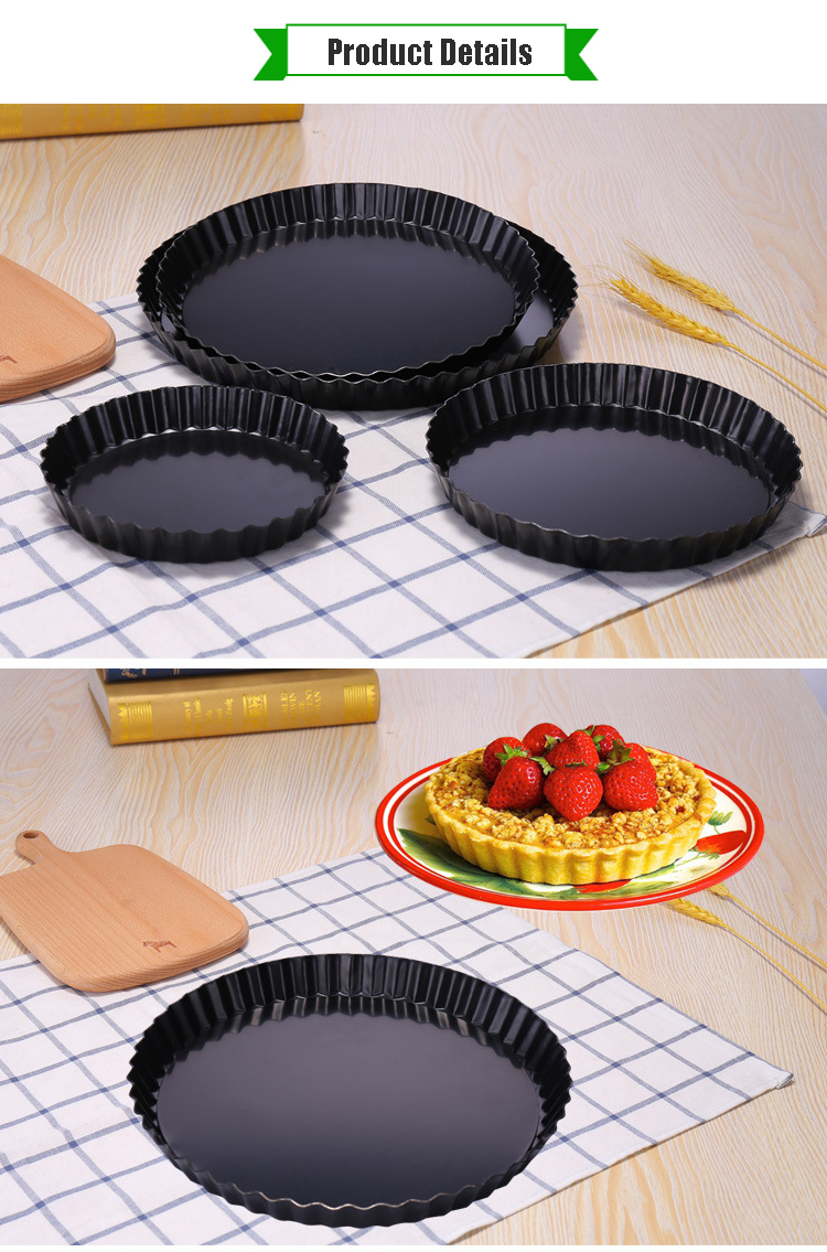 Round Non-stick Pizza Baking Pan Set