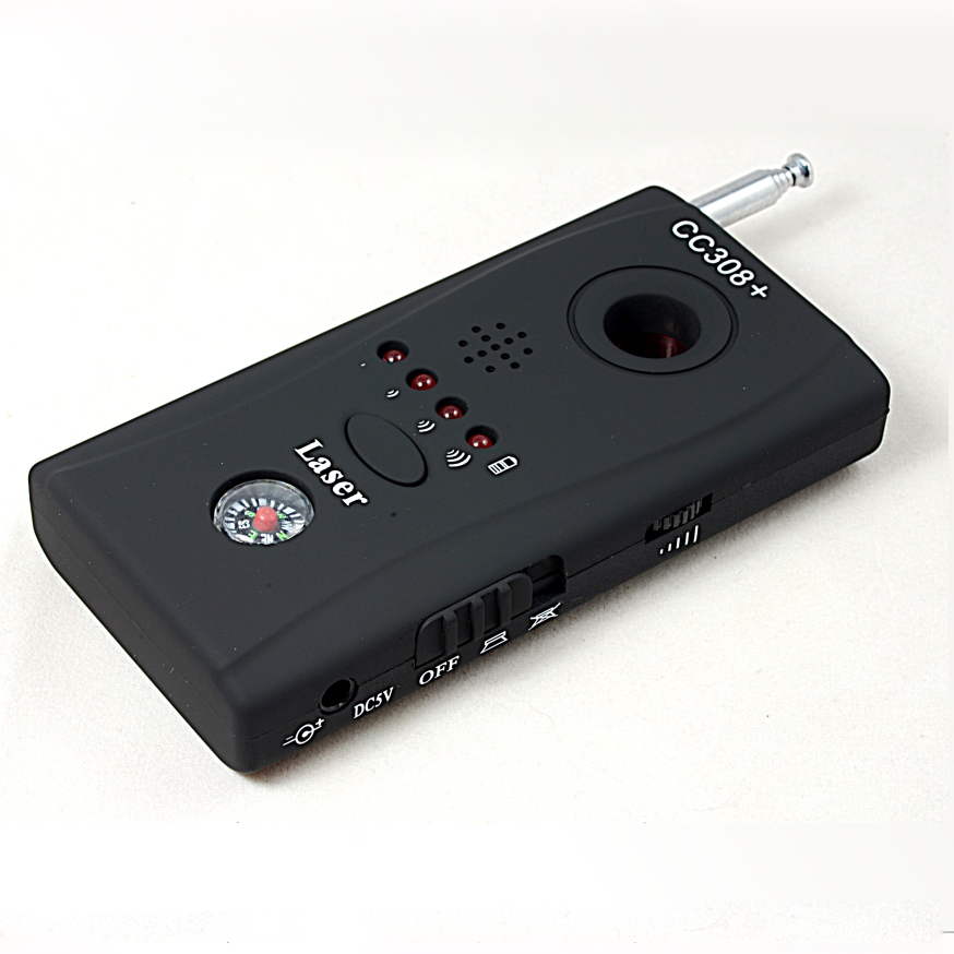 Cc309 hotel room eavesdropping and photographing scanning hidden camera detector pinhole scanning privacy protection