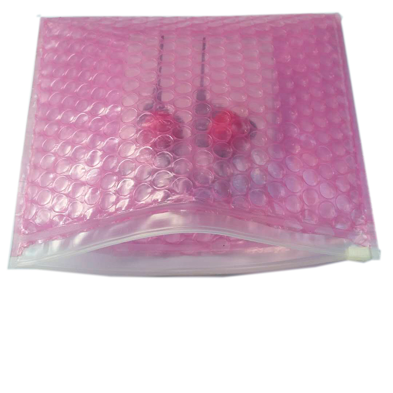 Zip Lock Waterproof Slider Clear Poly Bubble Bags