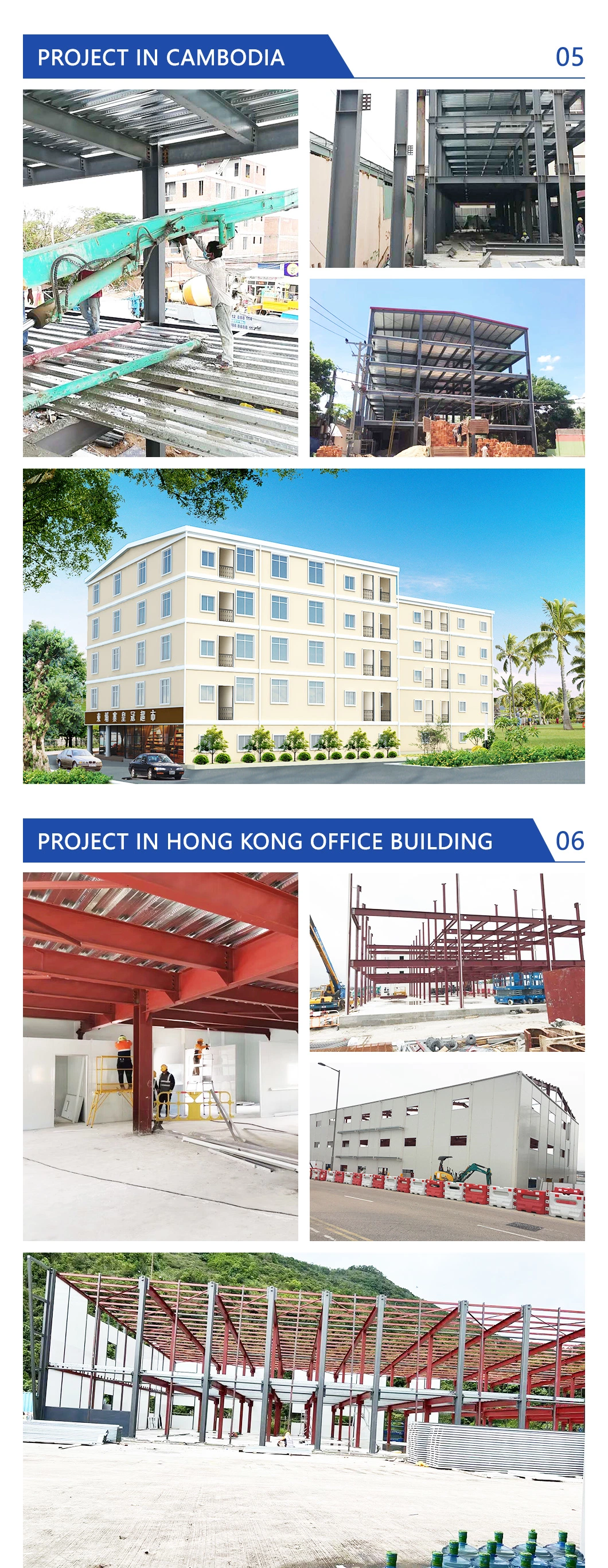 China Free Design of Steel Structure Warehouse Prefabricated Prefab Building Garage Hangar
