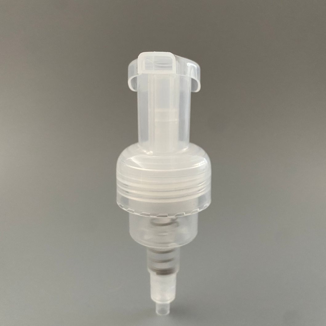 40mm Plastic Transparent Foam Pump for Body Cleaning Hand Cleaning Soap Pump for Foam with Left Right Locked