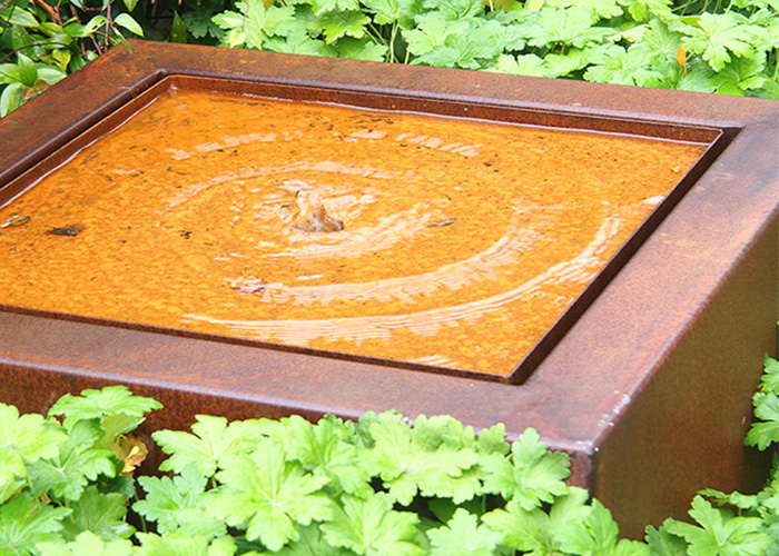 Metal Garden Water Fountains Decorative Outdoor Sculpture Water Features