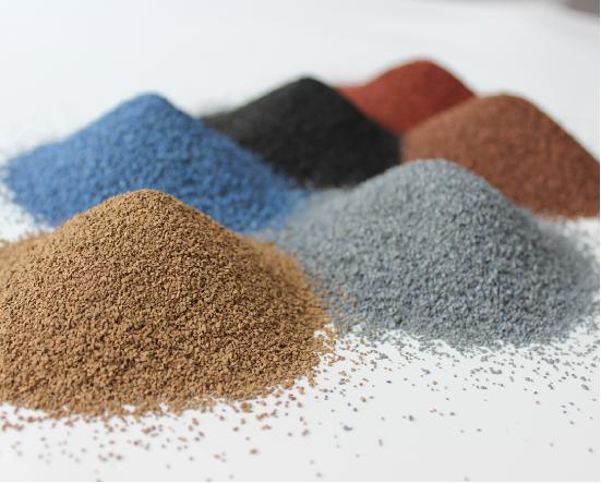 China Factory, Marketable High-Temperature Calcined Waterproof Basalt Color Sand