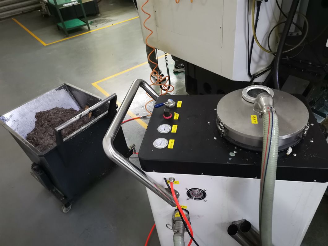 Machine Tool Iron Chip Cleaning Machine, CNC Water Tank Chip Removal Machine