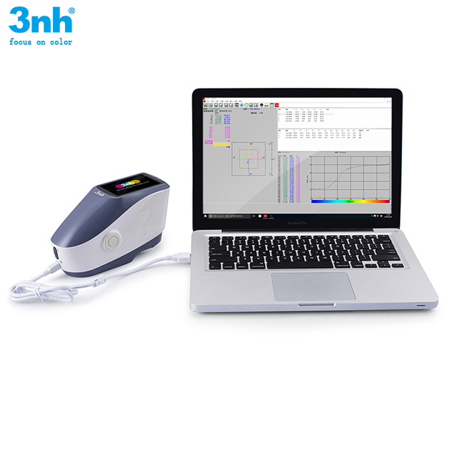 Colour testing equipment portable spectrophotometer with 8mm measuring aperture YS3010 3NH