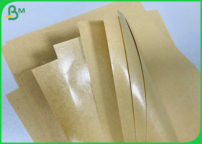 Hard Density Packaging Paper Board 90g To 450g PE Coated Brown Kraft Liner Sheets
