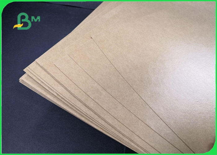 300gsm +15g Poly Coated Brown Kraft Paper For Food Wrapping Water Resistant