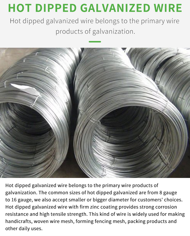 Cheap price electro Galvanized steel wire