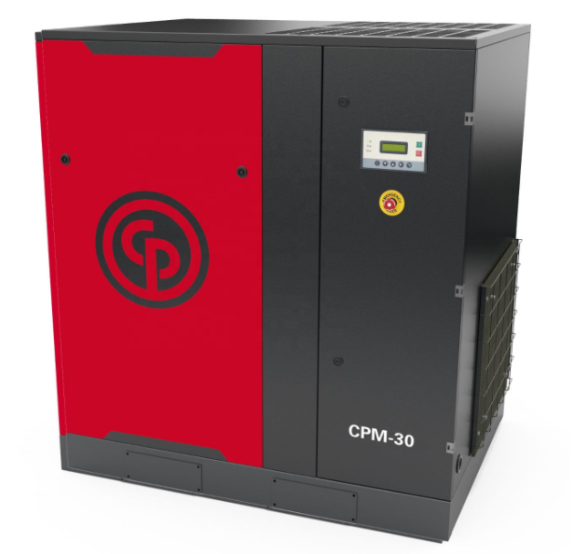 CPM30 Chicago Pneumatic Air Compressor 22KW 430kg With Slow Speed Pistons 0
