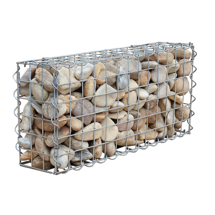 Hot Dipped Galvanized 4mm Welded Wire Mesh Gabion Box for Retaining Wall