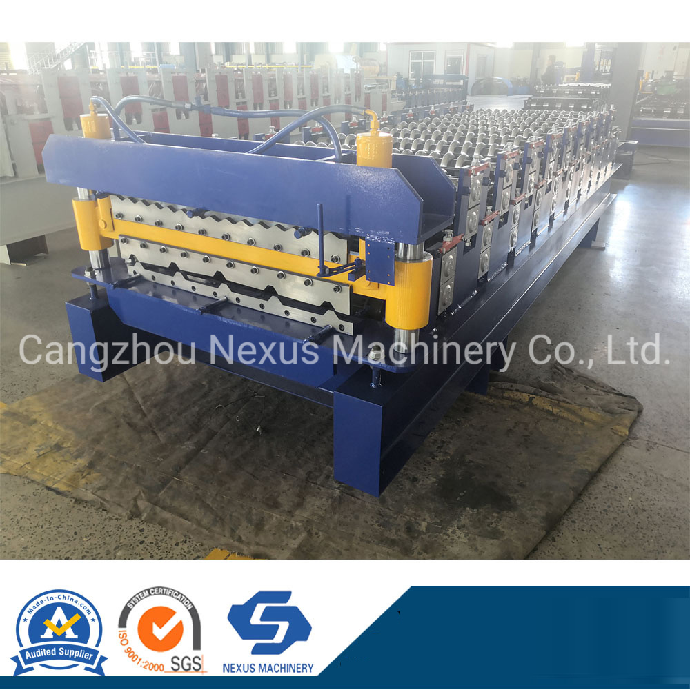 2 in 1 Double Layer Steel Roof Sheet Roll Forming Machine Made for Nigeria Market