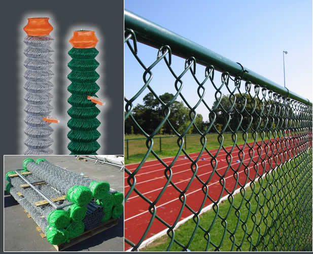 Construction Materials Galvanized Iron Wire Mesh Chain Link Fence