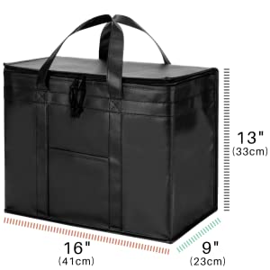 Large insulated cooler bag