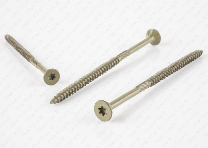 Hardened TORX Wood CSK Ribs Countersunk Screws 30-200mm with Box