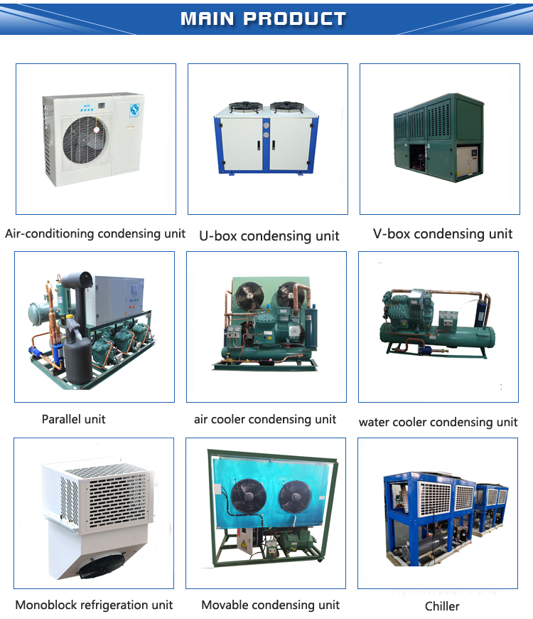 KUB FH120 4TES-12H 4TCS-12.2 4TES-12 refrigeration compressor condensing unit cooler freezer equipment 12 hp condensing unit