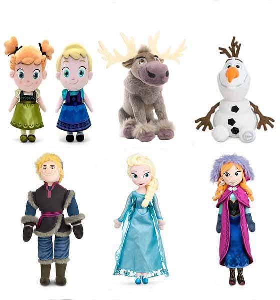 plush frozen characters