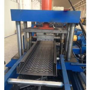 China 3.0mm Thickness Scaffolding Deck Cable Tray Roll Forming Machine With Punching on sale 