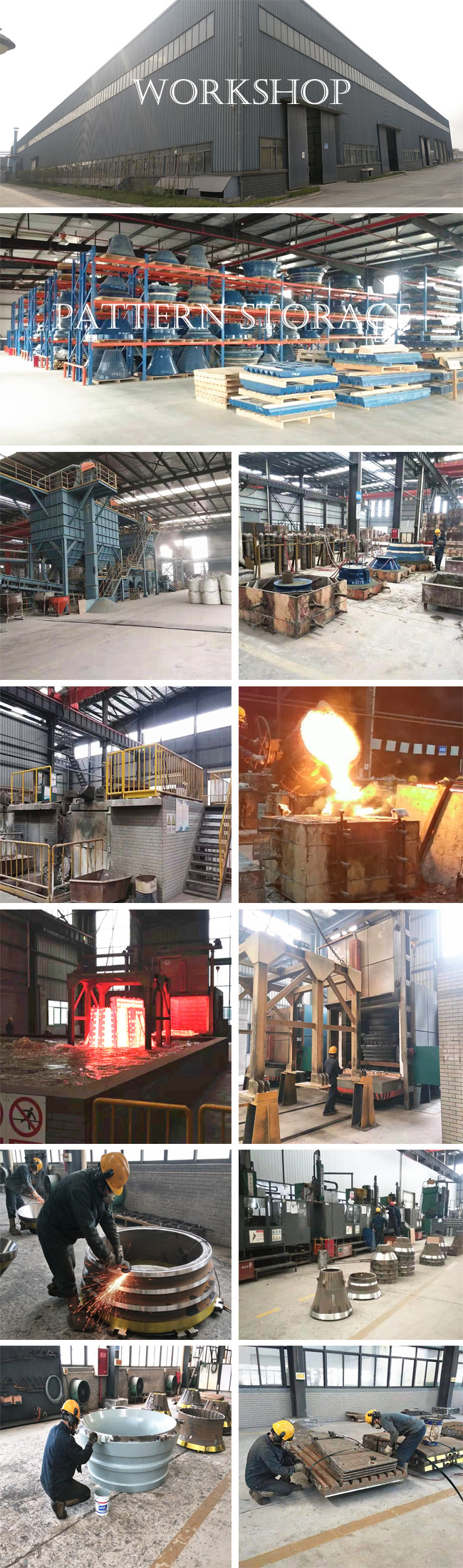 Crusher plant spare parts accessories 