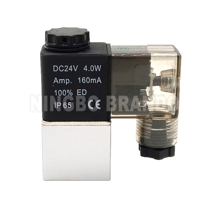 5511 CEME Type G1/8'' Brass Solenoid Valve 2 Way Normally Closed 24VDC 220VAC 4
